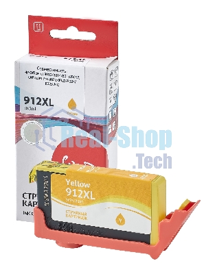 Картридж струйный Sakura 3YL83AE (№912XL Yellow) для HP, желтый, 10,5 мл., 825 к.