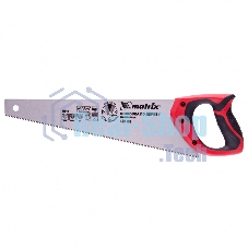 Ножовка Matrix по дереву, 400 мм, 7-8 TPI, зуб - 3D, каленый зуб, двухкомпонентная рукоятка