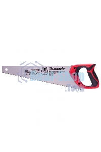 Ножовка Matrix по дереву, 400 мм, 7-8 TPI, зуб - 3D, каленый зуб, двухкомпонентная рукоятка