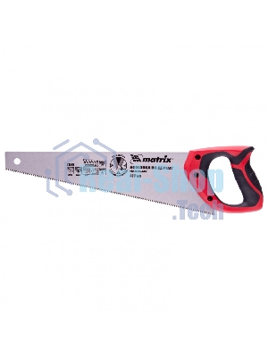 Ножовка Matrix по дереву, 400 мм, 7-8 TPI, зуб - 3D, каленый зуб, двухкомпонентная рукоятка