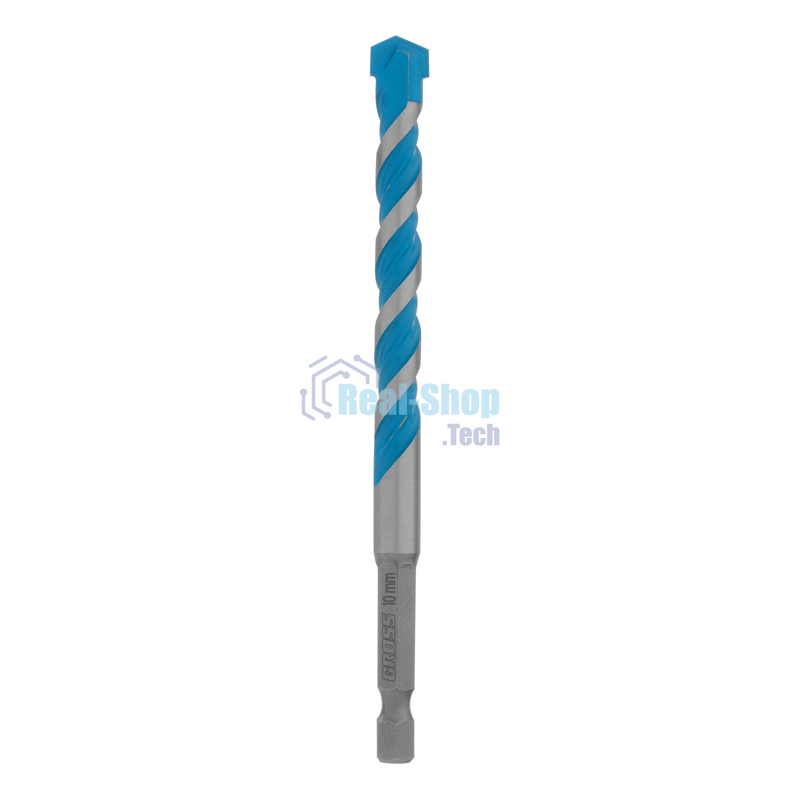 Сверло универсальное Gross Multipurpose PRO, 6-гр. хвостовик, 10мм