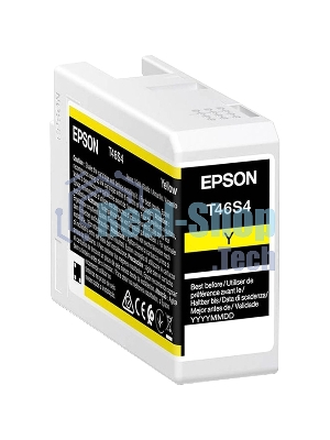 Картридж струйный Epson T46S4 (C13T46S400) желтый (25 мл) для SureColor SC-P700