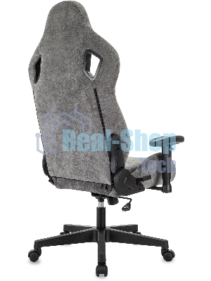Кресло Zombie Ghost Fabric серый, ткань, 120 кг, механизм качания