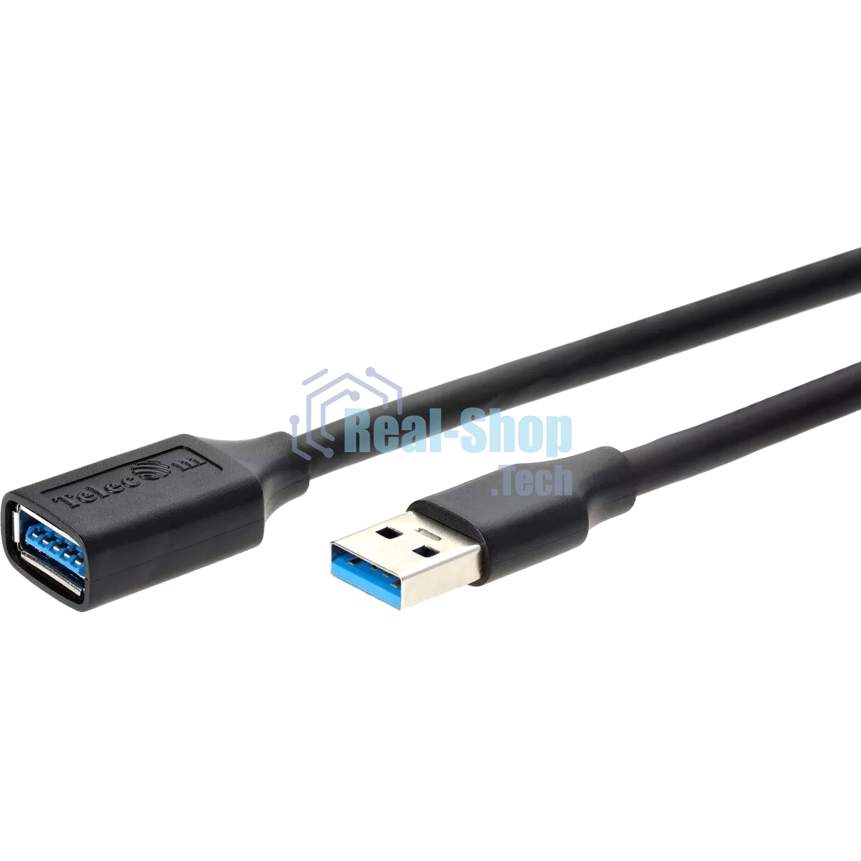 Кабель удлинительный USB3.0 Am-Af 1m Telecom черный (TUS708-1M)