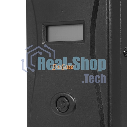 Источник бесперебойного питания ExeGate SpecialPro Smart LLB-1000.LCD.AVR.C13.RJ.USB / 1000 ВА / 650 Вт / 6 x IEC 320 C13