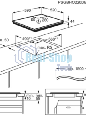 Индукционная варочная панель Electrolux EIV63440BW