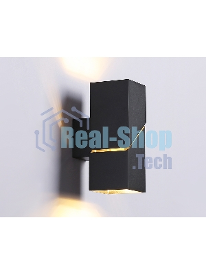 Настенный светильник со сменной лампой Ambrella light FW2475 BK черный G9 max 40W 155*60*90