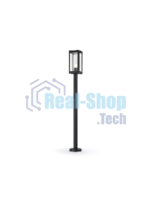 Светильник Ambrella light ST2425 BK/CL черный/прозрачный IP54 E27 max 40W 110*110*1000
