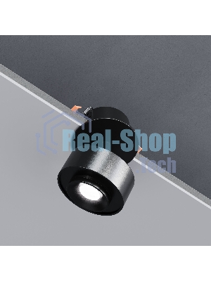 25089/LED 6W 4000K чёрный / Потолочный светодиодный светильник
