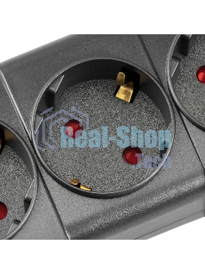 Сетевой фильтр Buro 600SPro-16-1.8-G 1.8м (6 розеток) графитовый (коробка)