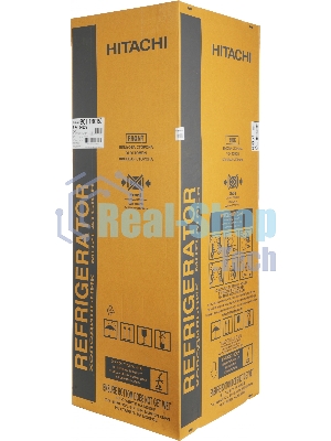 Холодильник Hitachi R-B410PUC6 PSV серебристый двухкамерный 215/105л морозилка снизу, No Frost