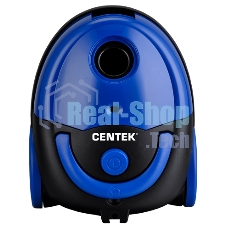 Пылесос Centek CT-2518 синий/черный, 350/1800 Вт, уборка сухая, пылесборник мешок, 1.5 л