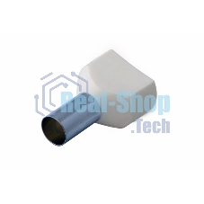 Наконечник штыревой втулочный изолированный Rexant F-14 мм 2х16 мм² (НШВи(2) 16-14/НГи2 16-14) слоновая кость