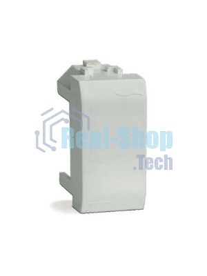 Заглушка BRAVA 1мод. белый ДКС 76616B