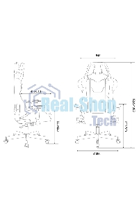 Кресло игровое Бюрократ VIKING KNIGHT LT21 FABRIC песочный крестовина металл/пластик