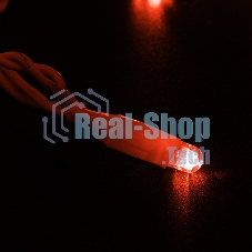 Гирлянда Neon-night Нить 10м, с эффектом мерцания, белый ПВХ, 24В, Красный