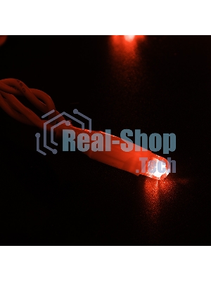 Гирлянда Neon-night Нить 10м, с эффектом мерцания, белый ПВХ, 24В, Красный