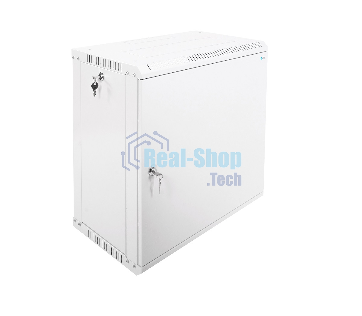 Шкаф телекоммуникационный настенный разборный 12U (600х350) дверь металл, ШРН-Э-12.350.1