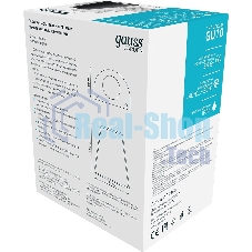 Светильник Gauss Sigma садово-парковый настенный архитектурный, GU10, 125x88x156мм, 170-240V/50Hz, 1xMax.35W, IP54, 1/30