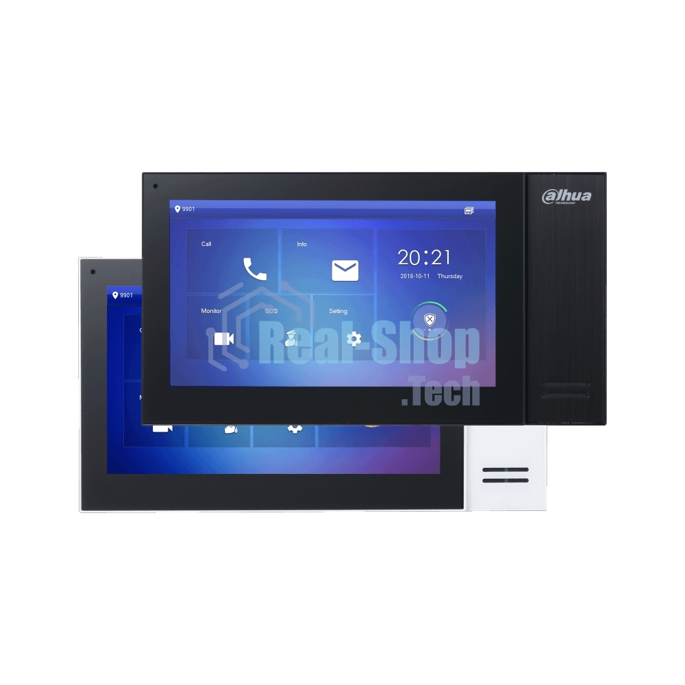 Видеодомофон Dahua DH-VTH2421FB-P черный