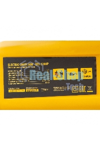 Пила цепная электрическая Denzel EDS-2200P 2,2кВт, поперечная, шина 45см, шаг 3/8, паз 1,3 мм, 63 зв