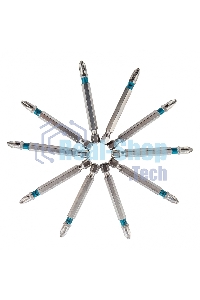 Набор бит Gross 11378 РН2x70, сталь S2, 10 шт