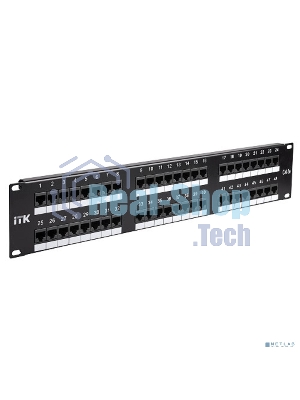 Патч-панель 2U кат.5Е UTP, 48 портов (IDC Dual) 2U патч-панель кат.5Е UTP, 48 портов (IDC Dual)
