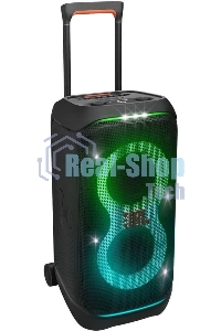 Портативная акустика JBL PartyBox Stage 320 (1.0 2 x 120 Вт, Bluetooth, AUX, USB, 6.3 мм jack, RGB подсветка, IPX4, JBLPBSTAGE320UK)