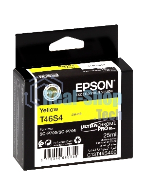 Картридж струйный Epson T46S4 (C13T46S400) желтый (25 мл) для SureColor SC-P700
