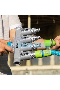 Разветвитель четырехканальный Palisad LUXE с внутренней резьбой 3/4