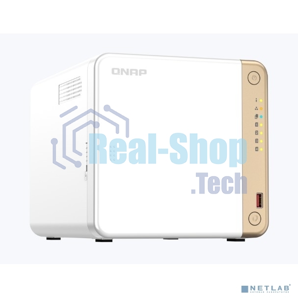 Сетевое хранилище NAS Qnap Original TS-462-4G 4-bay настольный Celeron N4505