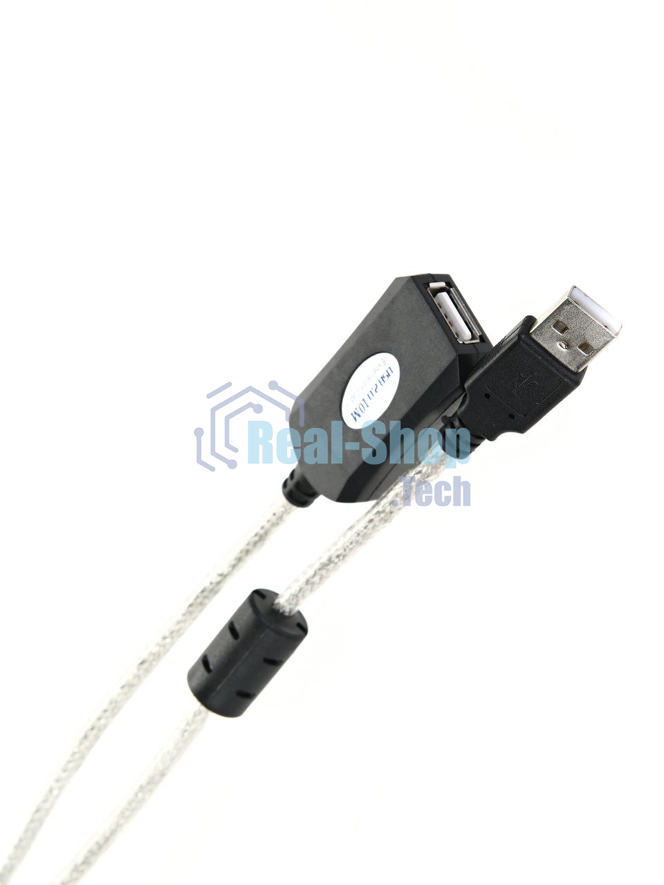 Кабель VCOM VUS7049-10M USB2.0-repeater, удлинительный активный Am-->Af 10м