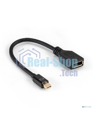 Кабель miniDisplayPort-DisplayPort ExeGate EX-CC-mDPM-DPF-0.15 (mini20M/20M, 0,15м)