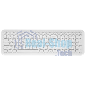 Комплект клавиатура+мышь Smartbuy 666395AG беспроводной, USB, 1000 DPI, белый