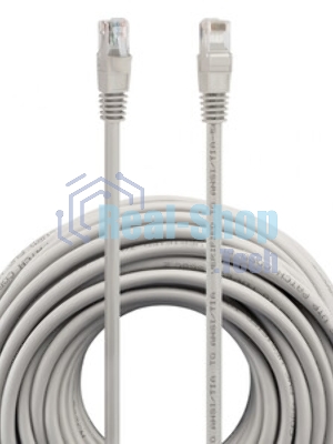 Патч-корд Buro UTP-5E-20M-G-LSZH UTP cat.5e 20м серый RJ-45 (m)-RJ-45 (m)