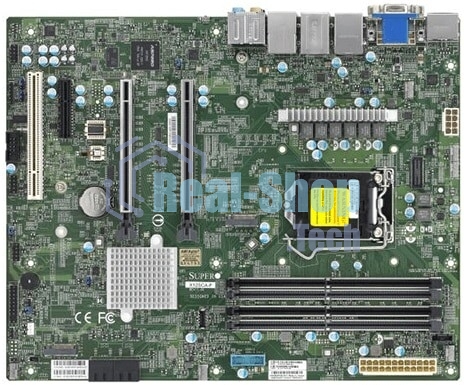 Материнская плата Supermicro MBD-X12SCA-F-B W-1200 CPU, 4 DIMM slots, Intel W480 controller for 4 SATA3 (6 Gbps) ports, RAID 0,1,5,10, 1 PCIe 3.0 x4, 2 PCIe 3.0 x16 slots, bulk