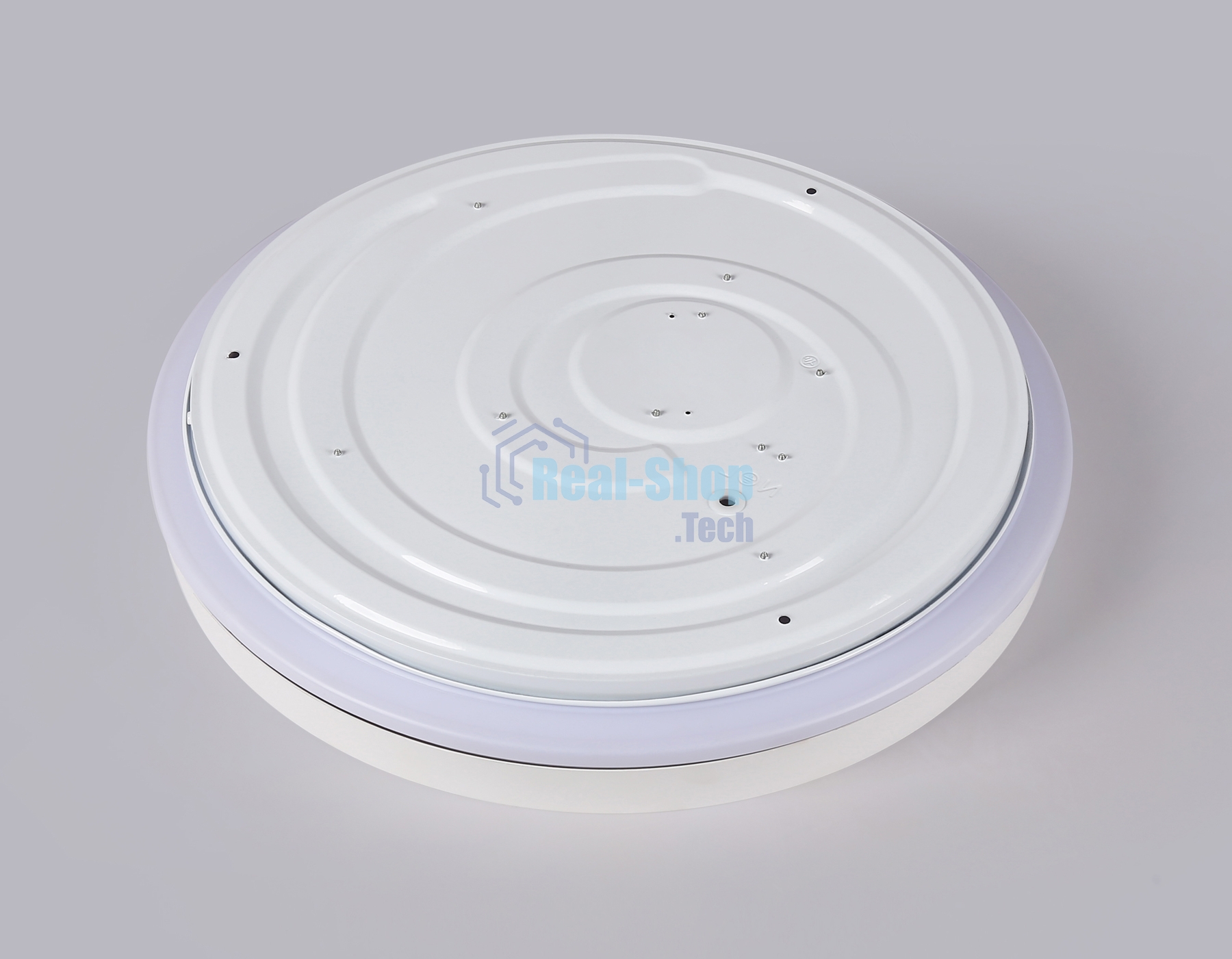 Светодиодный светильник RGB Ambrella light FZ601 WH/GD белый/золото IP20 46W 3000K-6500K+RGB D390*80 (ПДУ ИК)