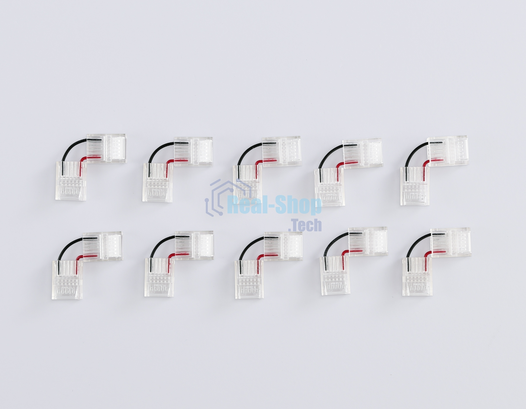 GS6871 Соединитель угловой COB 12/24V для лент 12mm (2 конт.) (10шт)