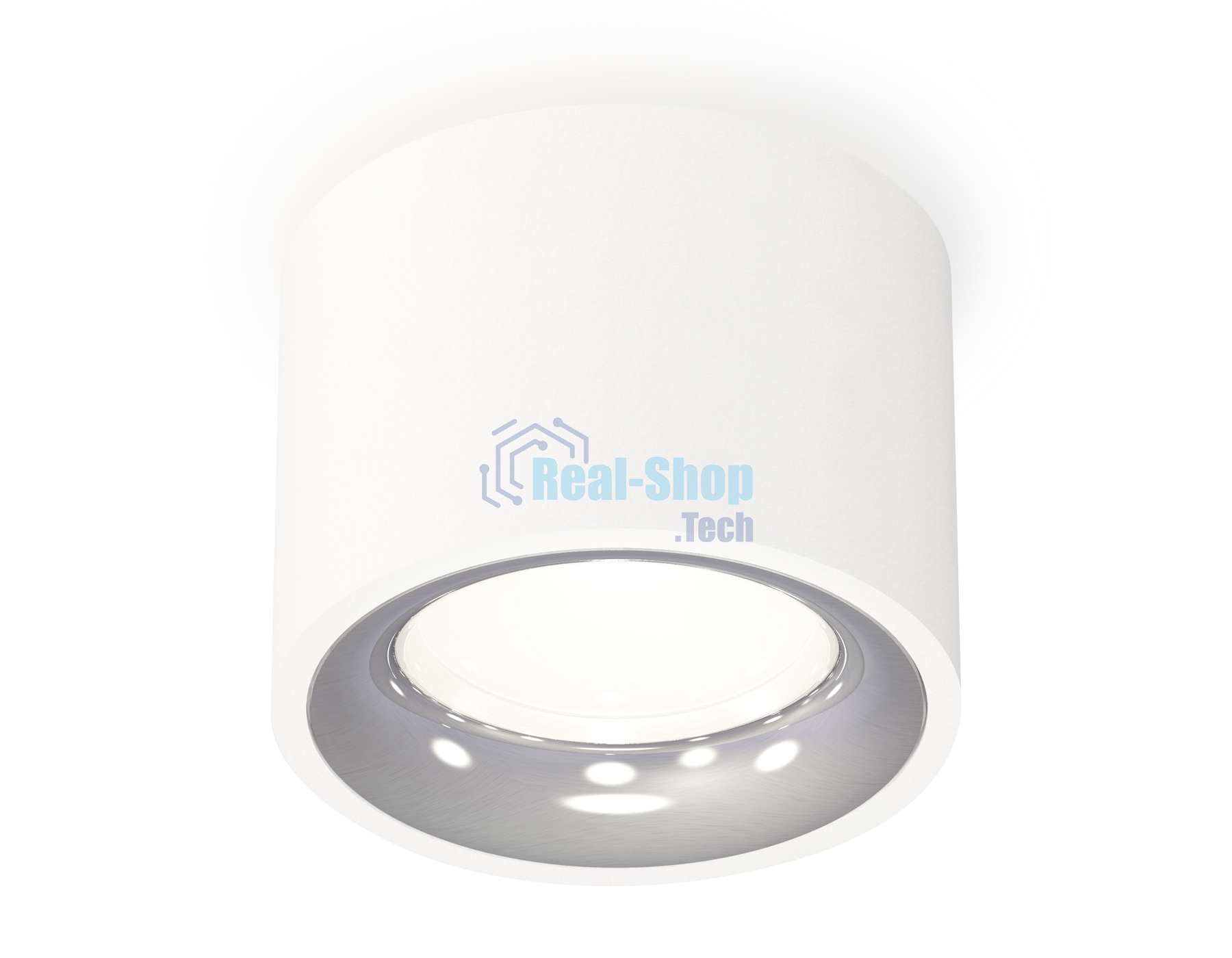Светильник Ambrella Light XS7510022 SWH/PSL белый песок/серебро полированное MR16 GU5.3 (C7510, N7012)