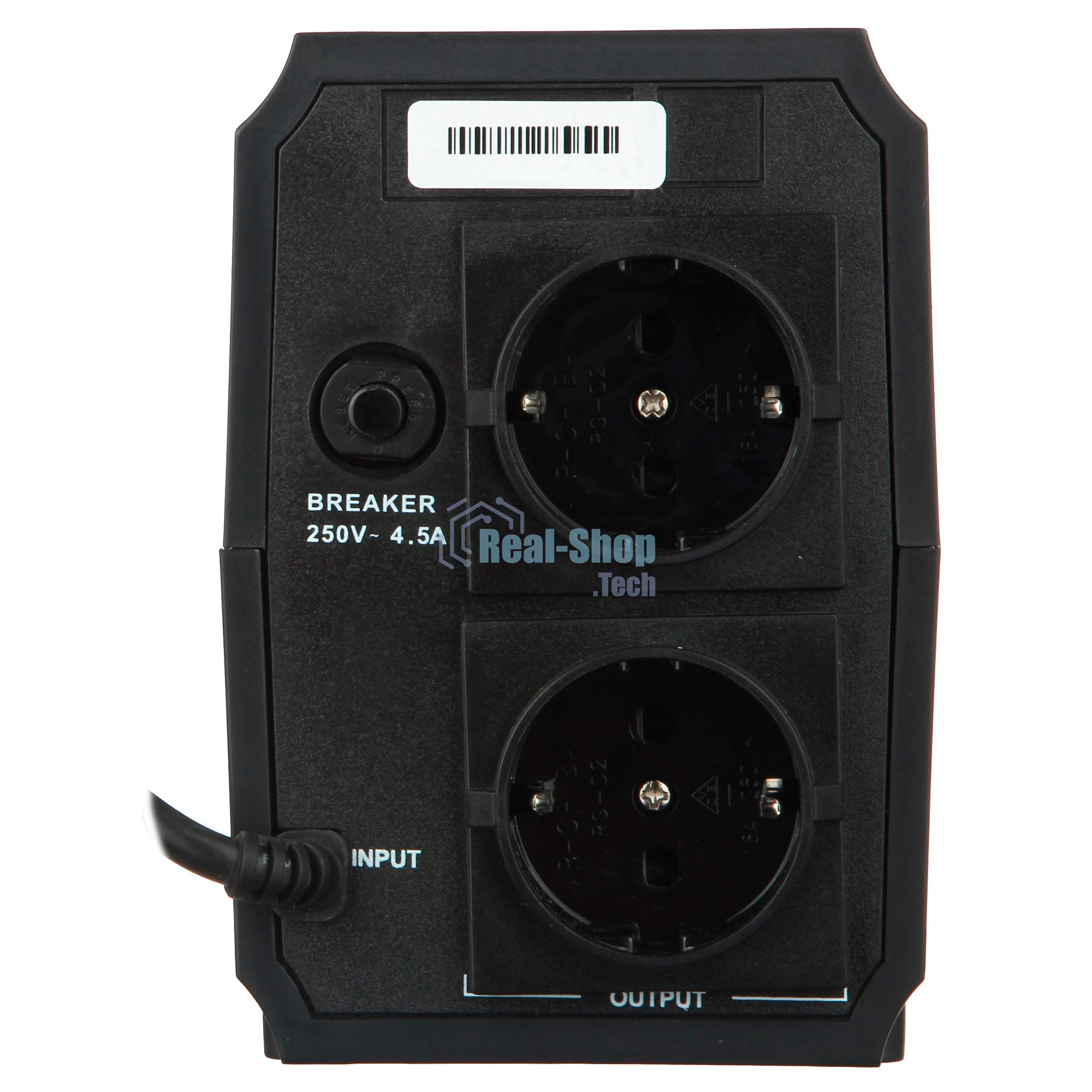 Источник бесперебойного питания ExeGate EP244541RUS Power Back BNB-400 400VA, черный, 2 евророзетки