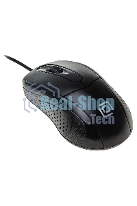 Мышь проводная Oklick 305M черный, 1000 dpi, USB, кнопки - 3