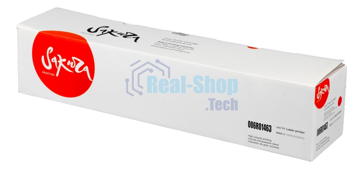 Картридж лазерный Sakura 006R01463 для Xerox WorkCentre 7120/7125, WC 7220/7225, пурпурный, 15 000 к.