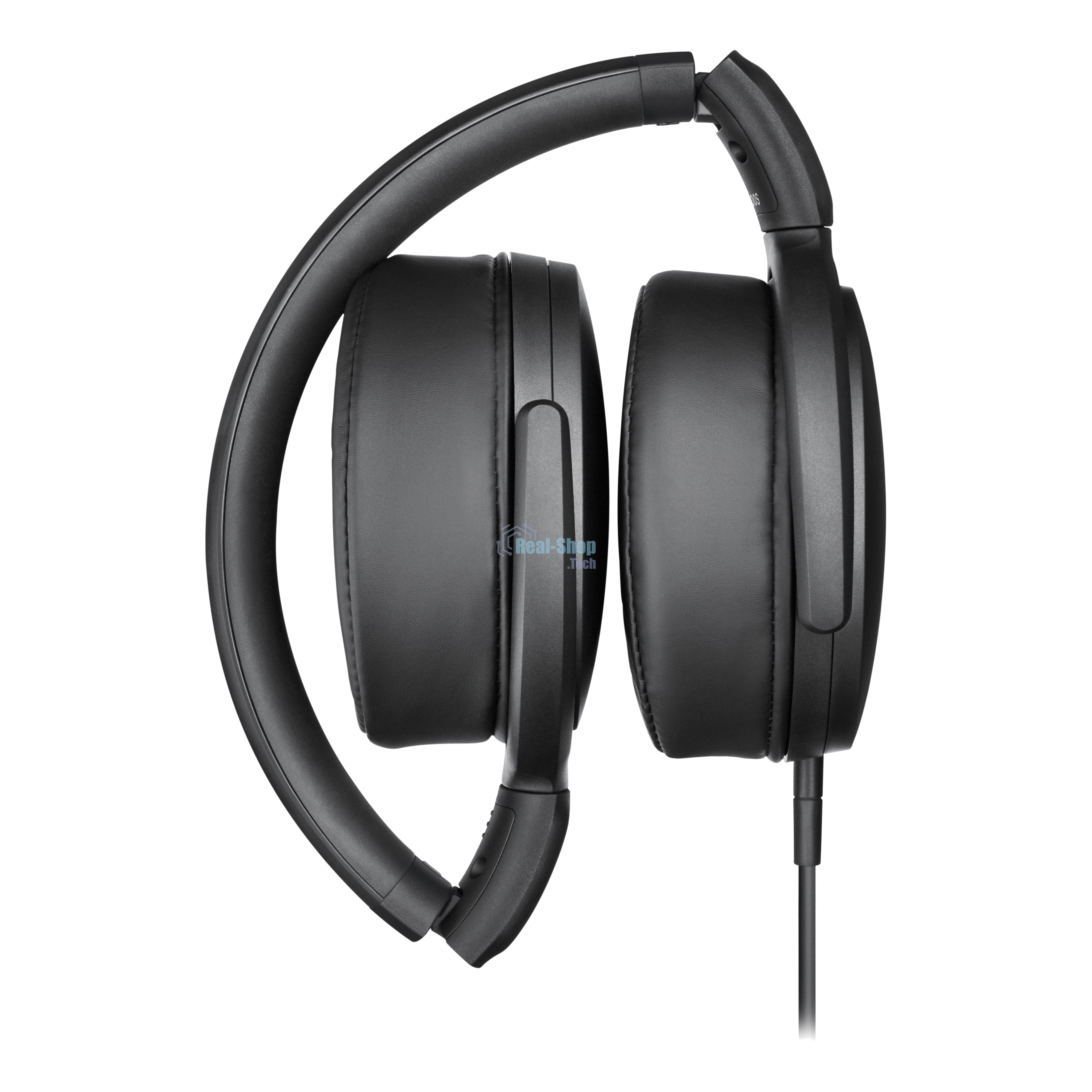 Наушники Sennheiser HD 400S накладные складные закрытые 18-20000Гц съемный кабель 1,4м, угловой jack 3.5мм, 120дБ, микрофон, черные, 508598