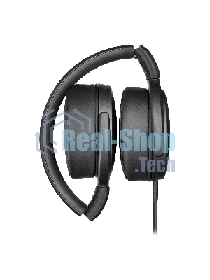 Наушники Sennheiser HD 400S накладные складные закрытые 18-20000Гц съемный кабель 1,4м, угловой jack 3.5мм, 120дБ, микрофон, черные, 508598