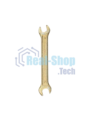 Ключ гаечный рожковый Rexant 8х9 мм, желтый цинк