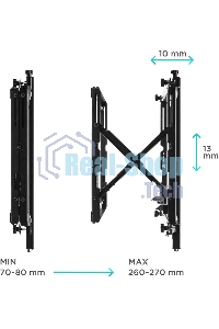 Настенное крепление ONKRON PRO7 Mдля видеостен 40”-70