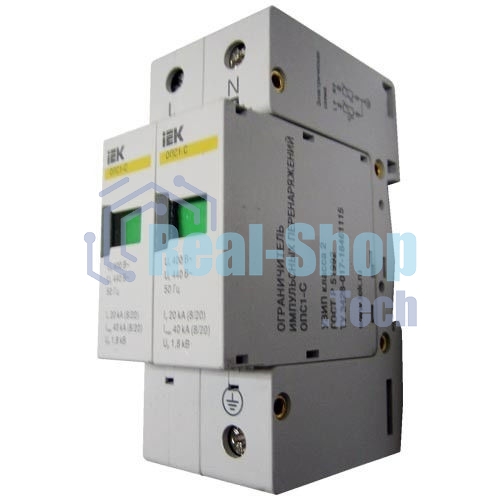 Ограничитель перенапряжения ОПС1-C 2P ИЭК MOP20-2-C