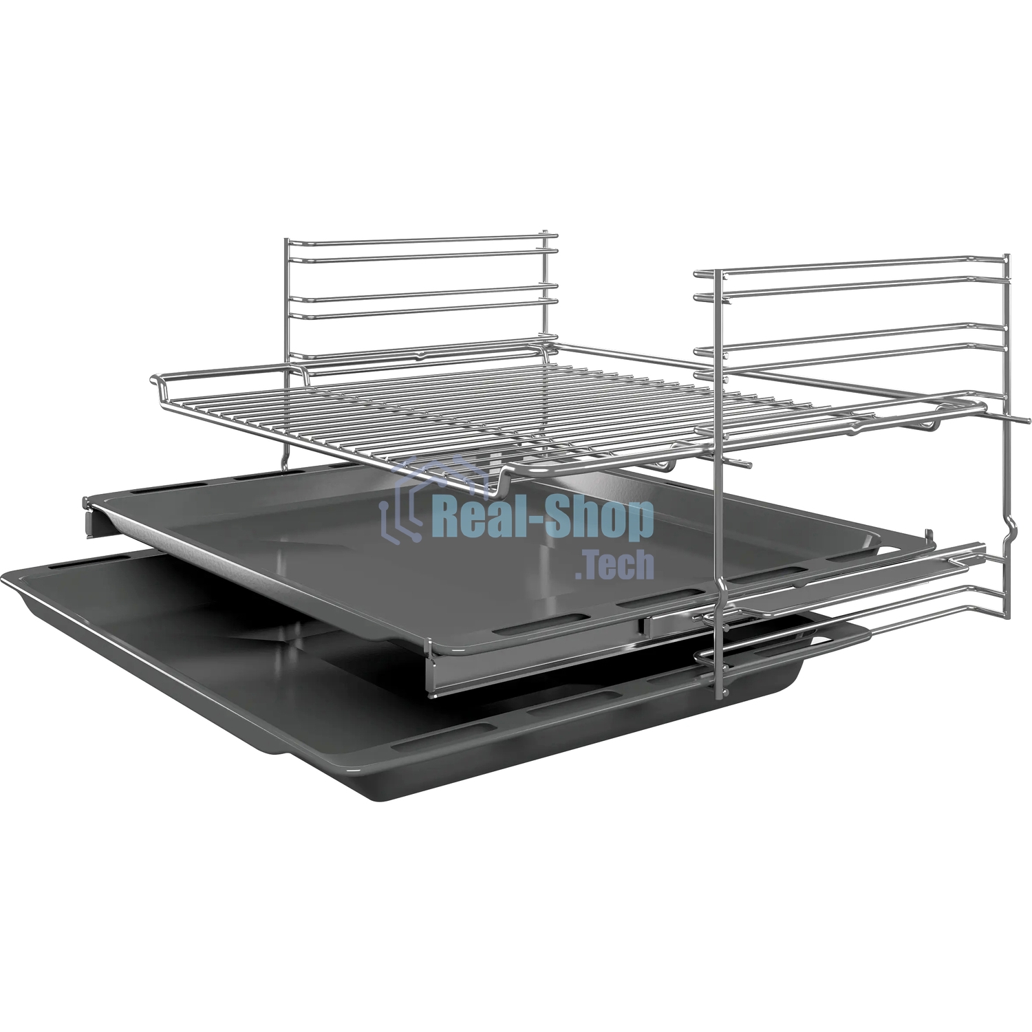 Духовой шкаф электрический Bosch HBF534ES0Q нержавеющая сталь, встраиваемый