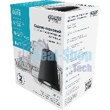 Светильник Gauss Sigma садово-парковый настенный архитектурный, GU10, 125x88x156мм, 170-240V/50Hz, 1xMax.35W, IP54, 1/30