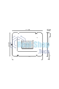 Прожектор светодиодный Gauss Elementary 150W 12800lm 6500К 200-240V IP65 черный LED 1/4
